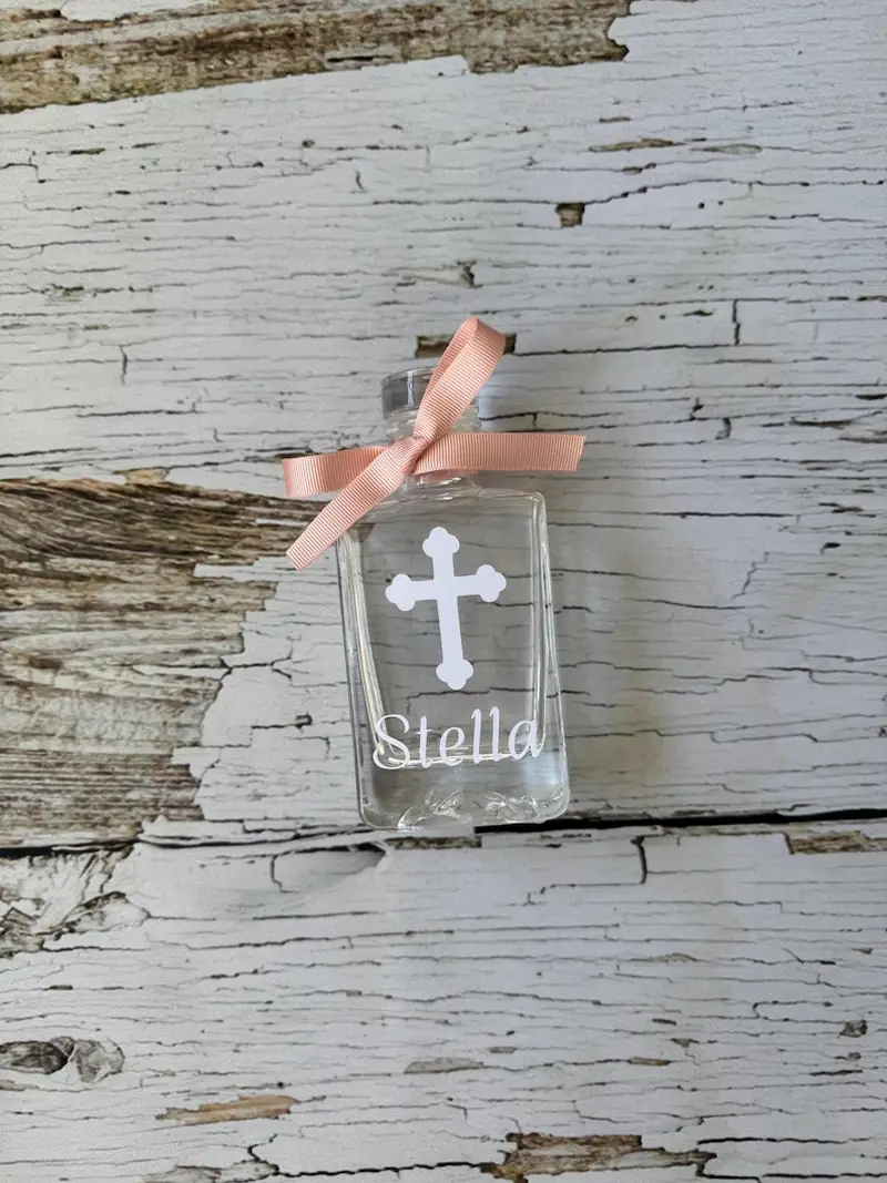 Personalised Oil or Holy Water Bottle