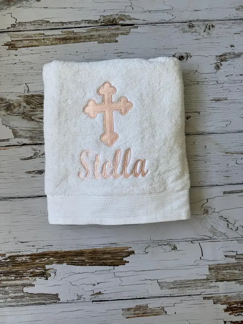 Sheridan Personalised Towel for Christening